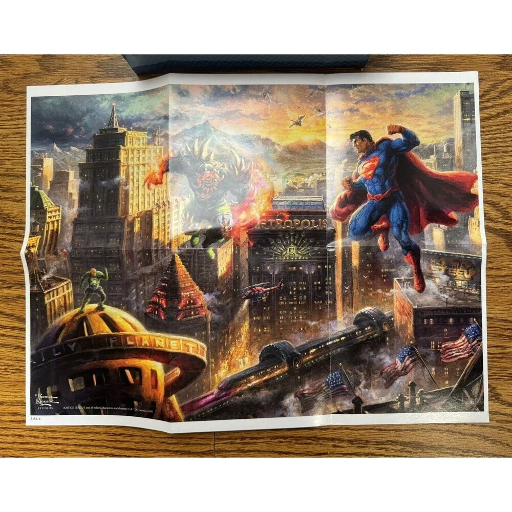 Thomas Kinkade DC Ceaco ,Justice League Jigsaw Puzzle  1000 Piece‎